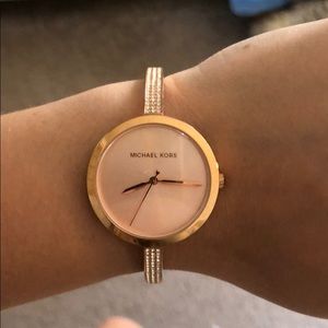 Michael Kors rose gold watch